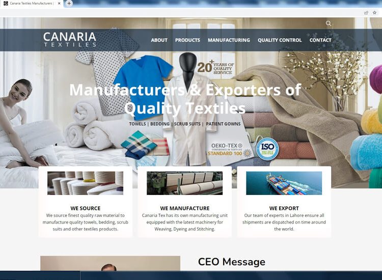 textile website