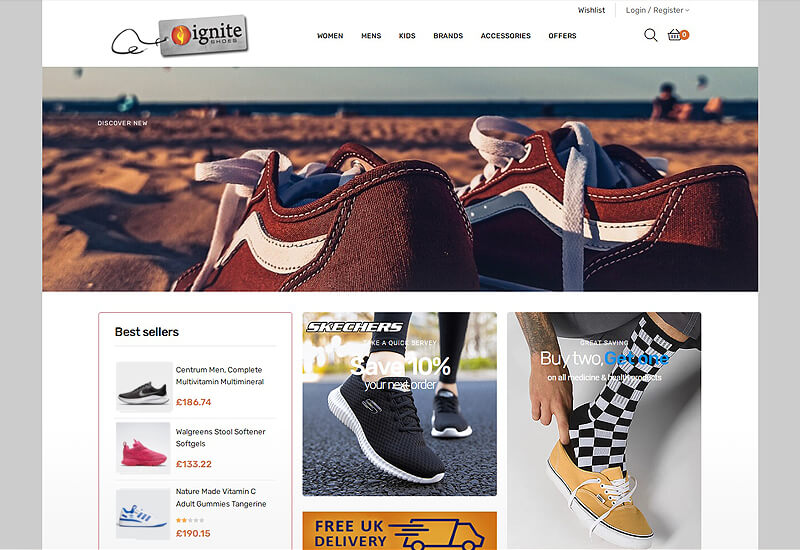 ignite shoes website